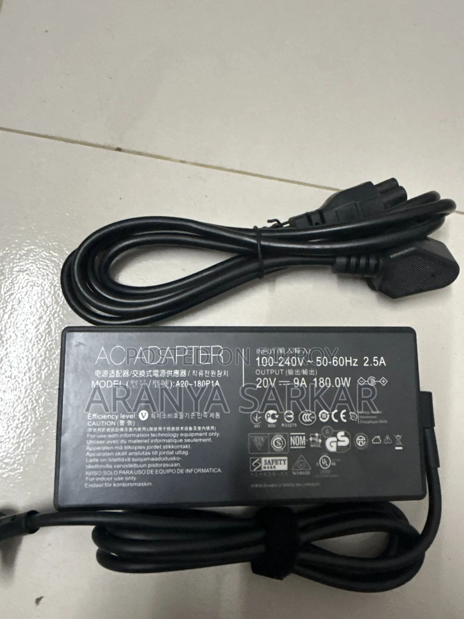 Laptop Charger / 180w