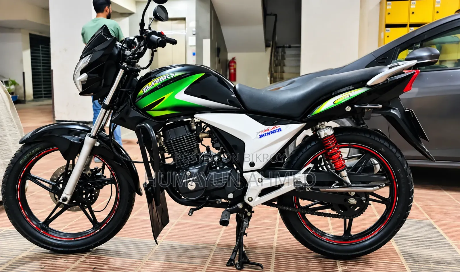 রানার টার্বো ভি২ ২০১৫ ব্ল্যাক