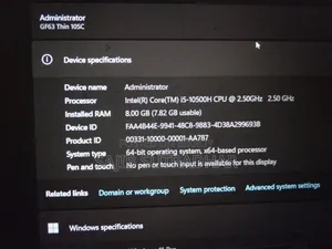 Laptop MSI GT683DX 8GB Intel HDD 512GB
