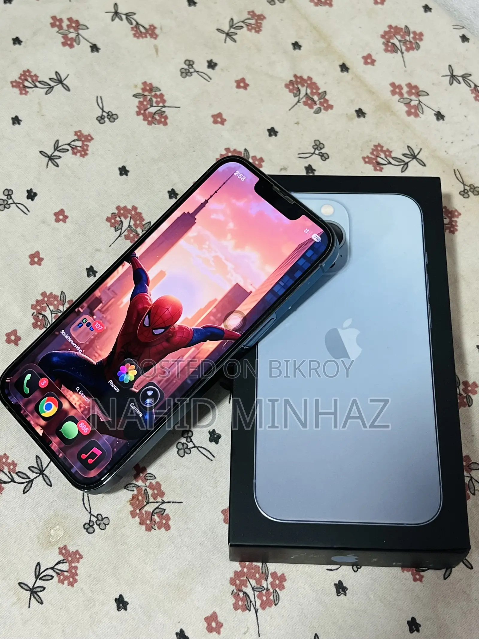অ্যাপল আইফোন ১৩ প্রো ১২৮ জিবি ব্লু