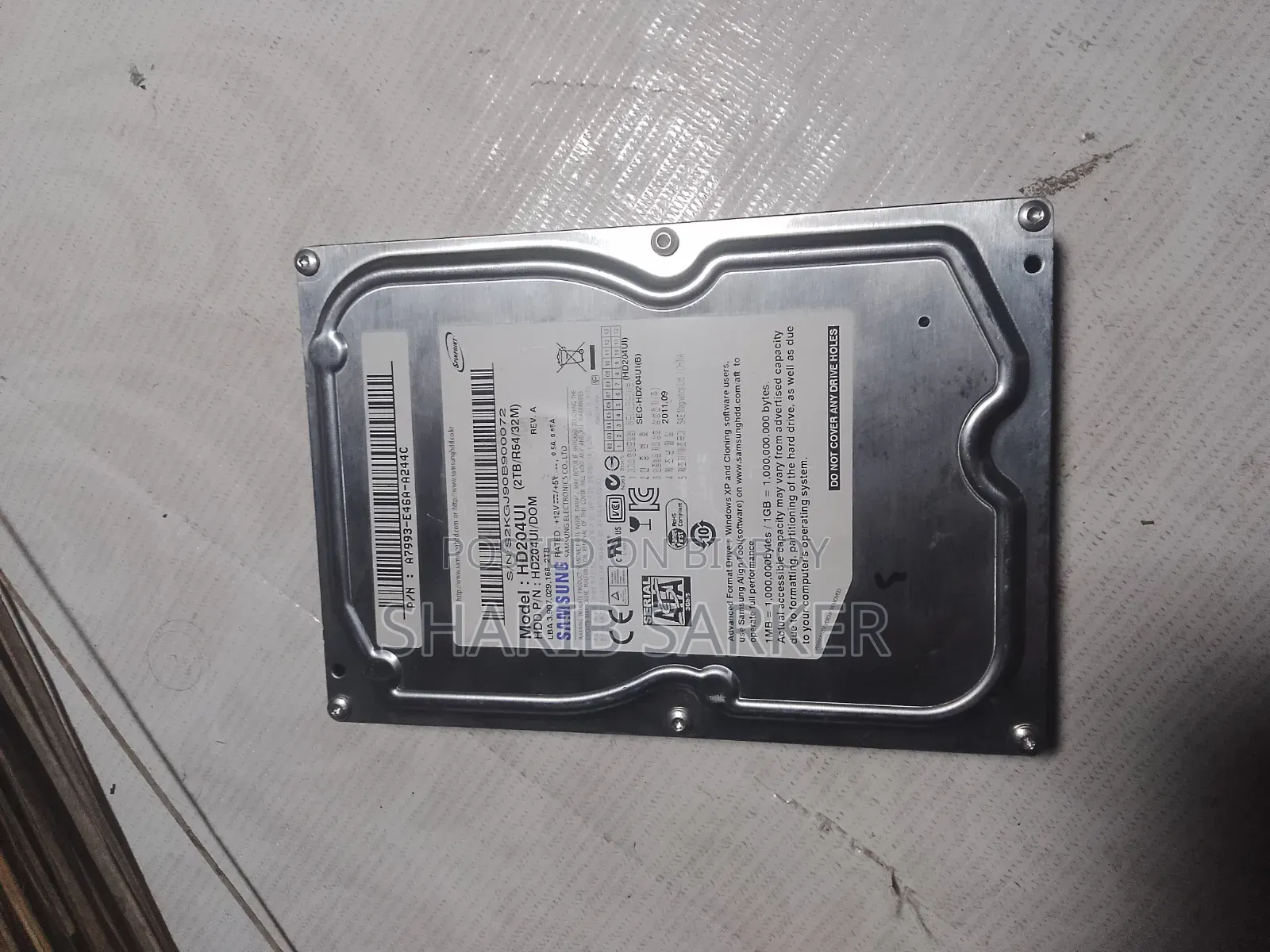 Samsung Spinpoint 2TB Internal Desktop HardDisk Fresh Condition