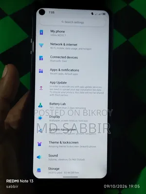 Infinix Note 7 128 GB Black