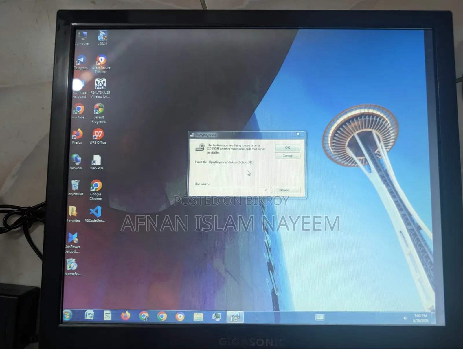 Desktop Computer Gigabyte 4GB Intel Core 2 Duo SSD 512GB