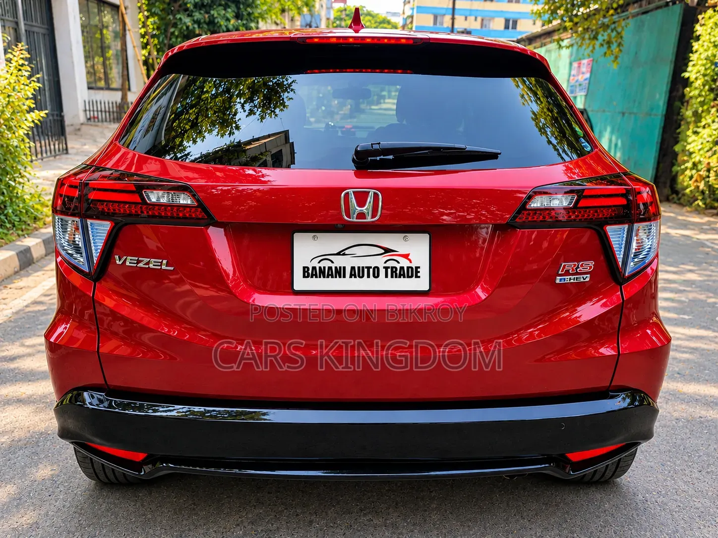 হোন্ডা ভেজেল ১.৫ হাইব্রিড ৪ডব্লিউডি ২০১৭ লাল