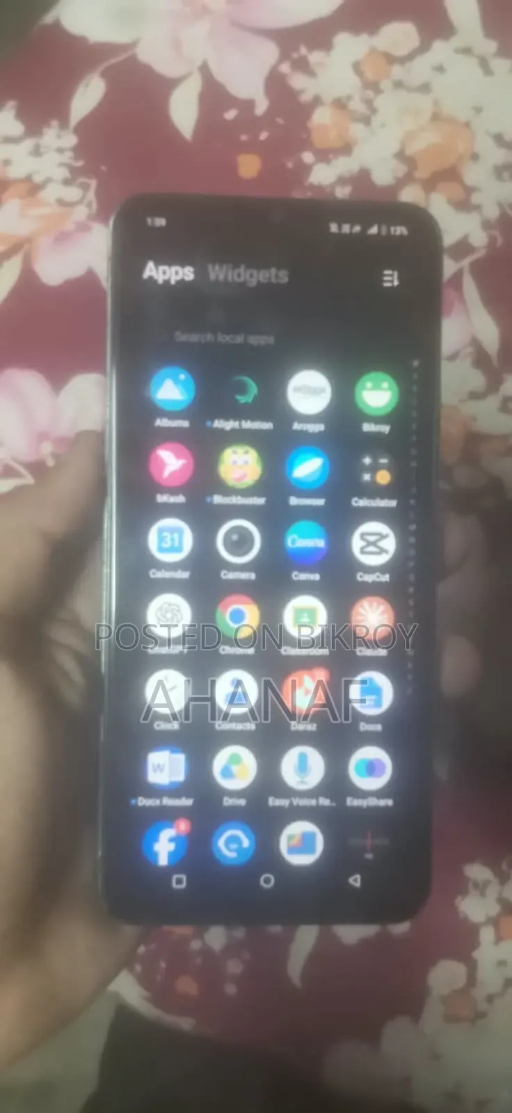 Vivo Y03t 64 GB Blue