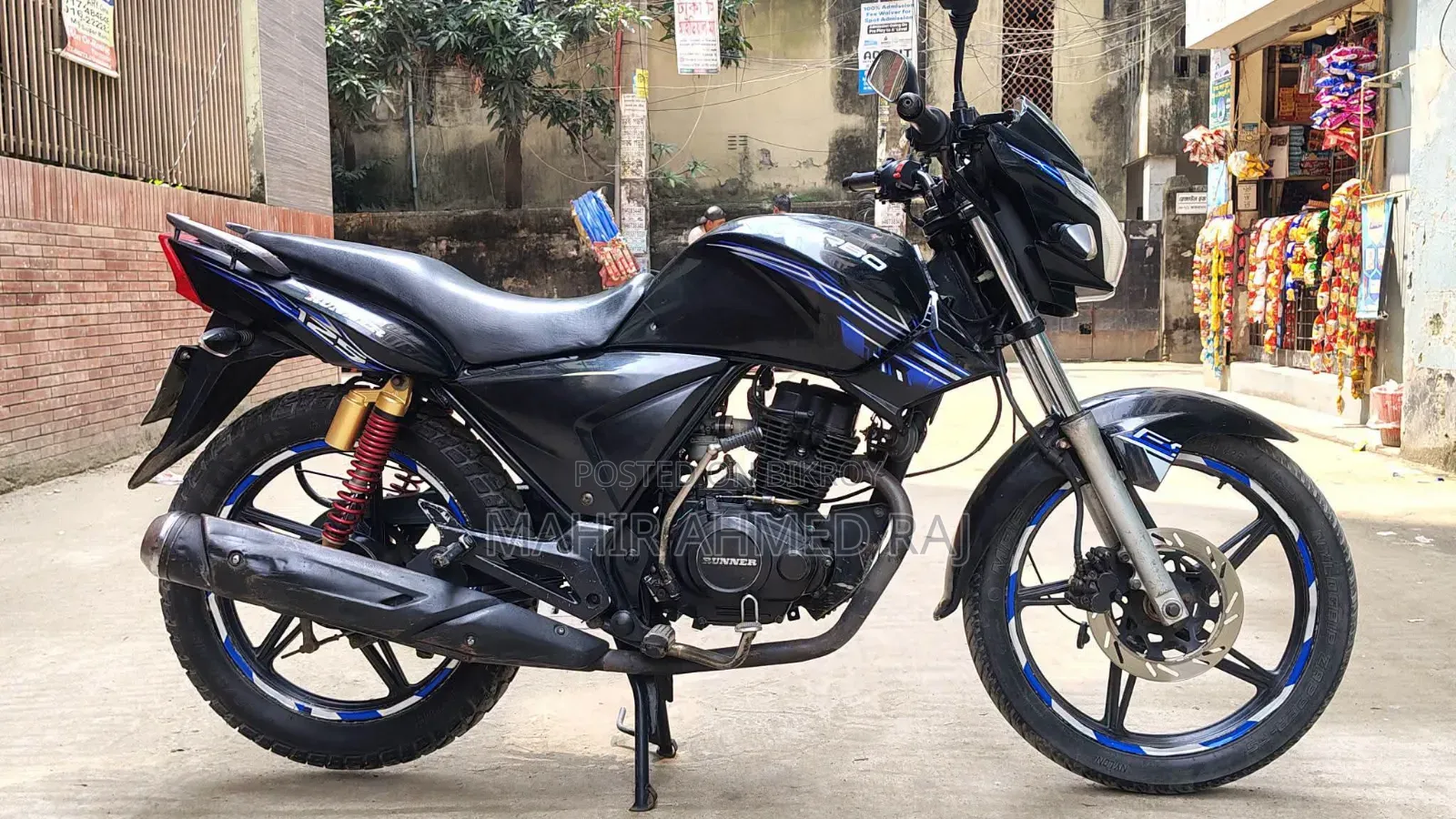 রানার টার্বো ১২৫ ২০১৭ ব্ল্যাক