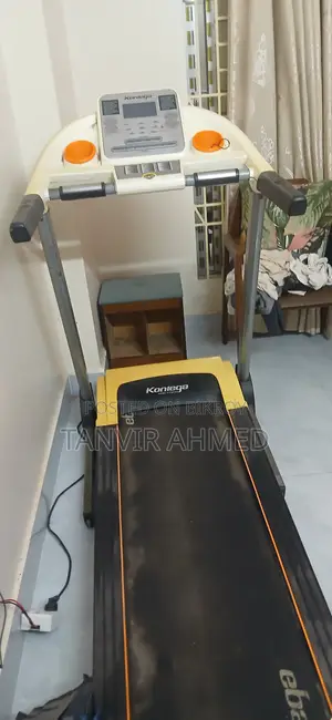 KONLEGA K642E Motorized Treadmill - Black and White