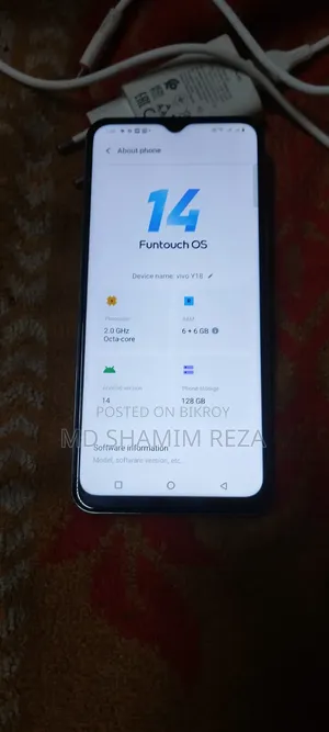 Vivo Y18 128 GB White