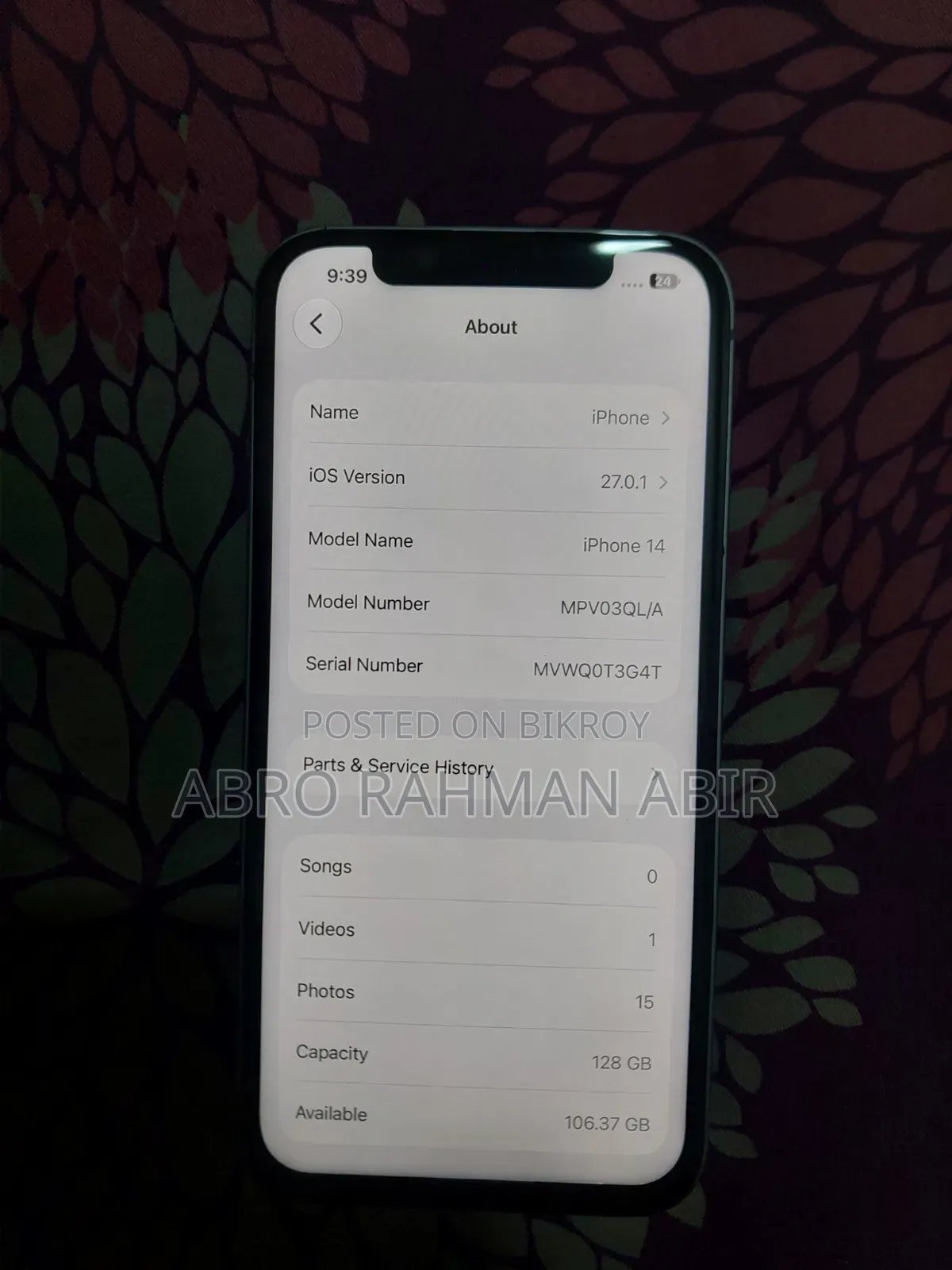 Apple iPhone 14 128 GB Purple
