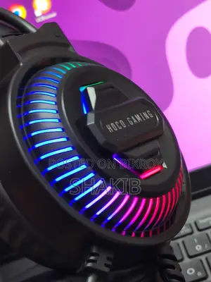 HOCO Gaming RGB Headphone With Mic & Audio Splitter (Fresh Condition)