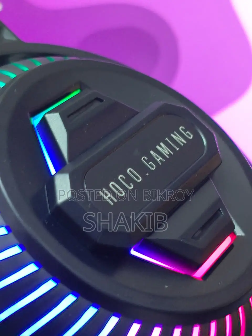 HOCO Gaming RGB Headphone With Mic & Audio Splitter (Fresh Condition)