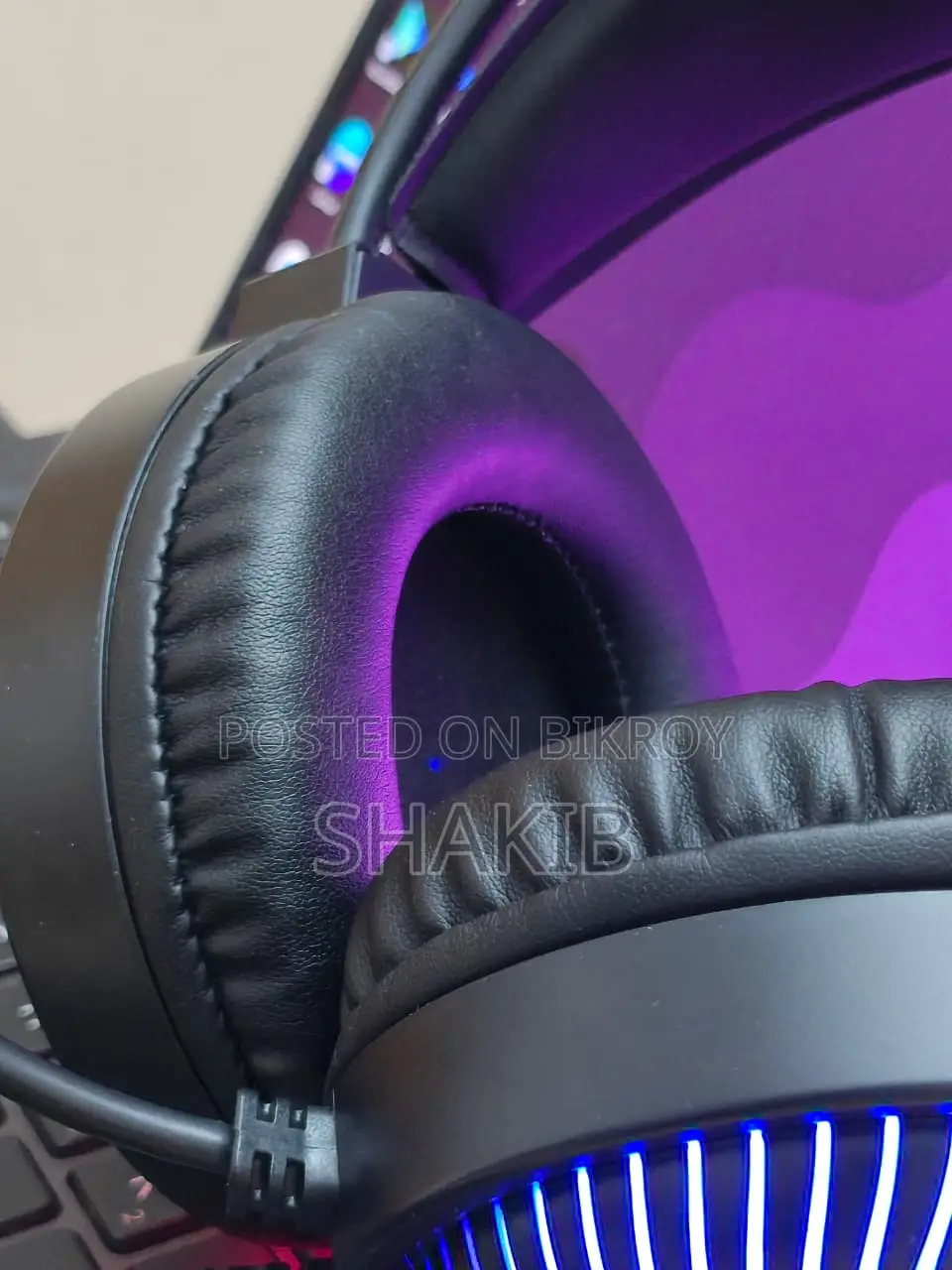 HOCO Gaming RGB Headphone With Mic & Audio Splitter (Fresh Condition)