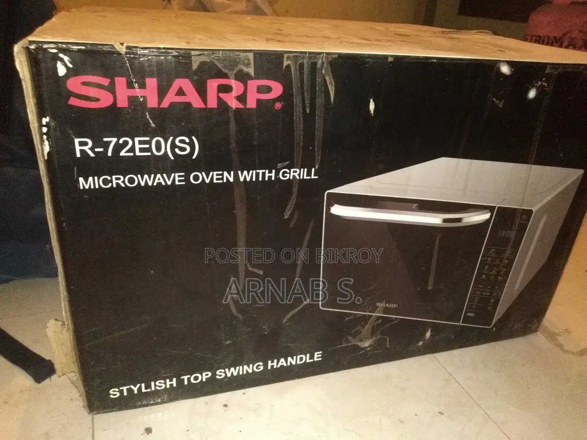 Sharp R-72e0(s) Microwave Oven With Grill