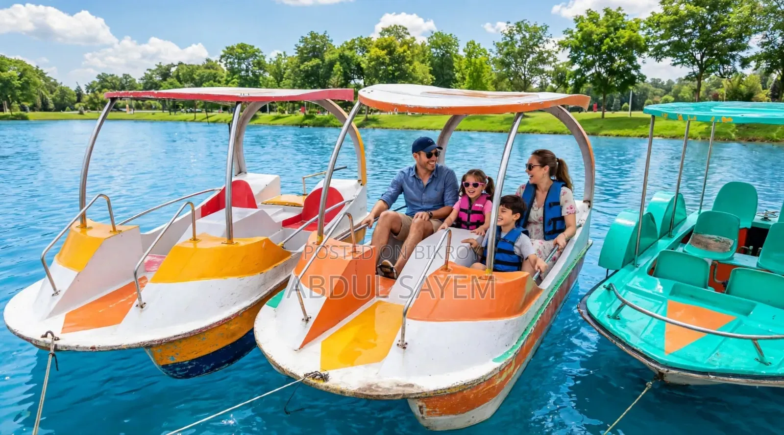 Ghazi Rocket Four-Seat Pedal Boat