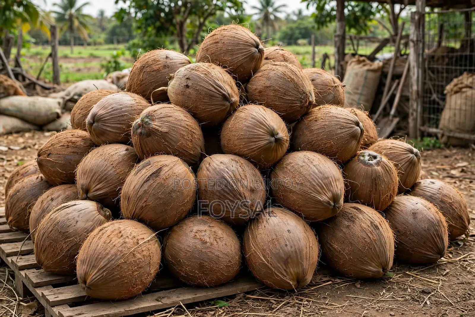 Coconut 220 Taka per pair, wholesale 190 Taka