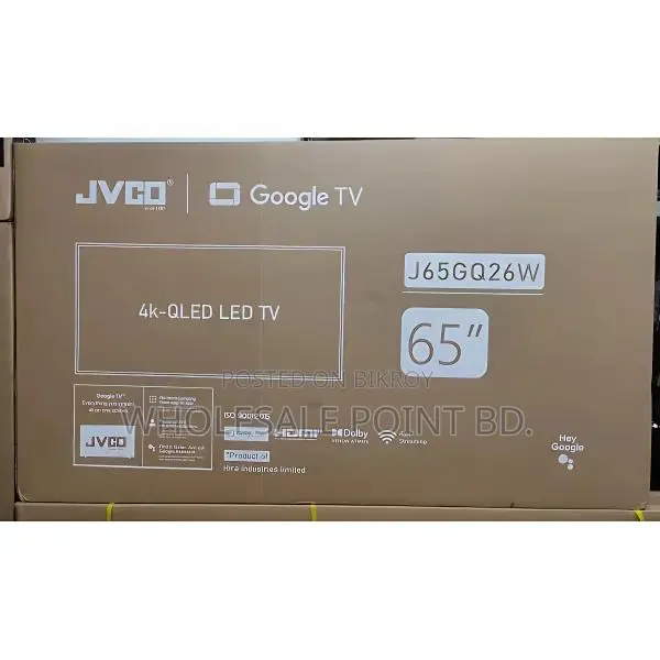 JVCO J65GQ26W 65" 4K QLED Google TV