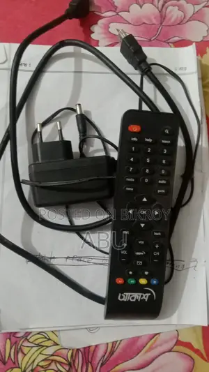 আকাশ ডিটিএইচ রিসিভার অ্যান্টেনা সহ