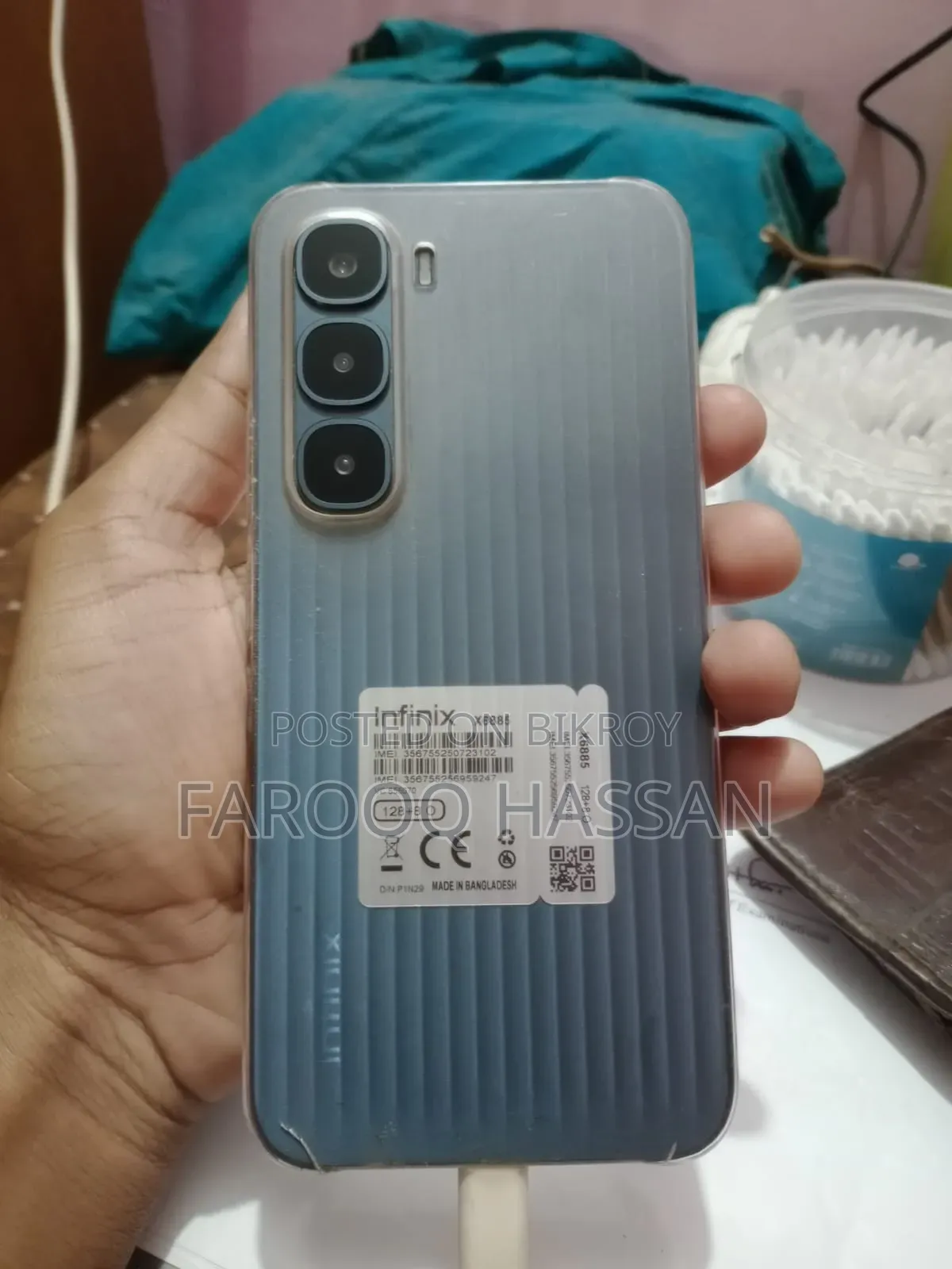 ইনফিনিক্স হট ৬০ প্রো ১২৮ জিবি গ্রে