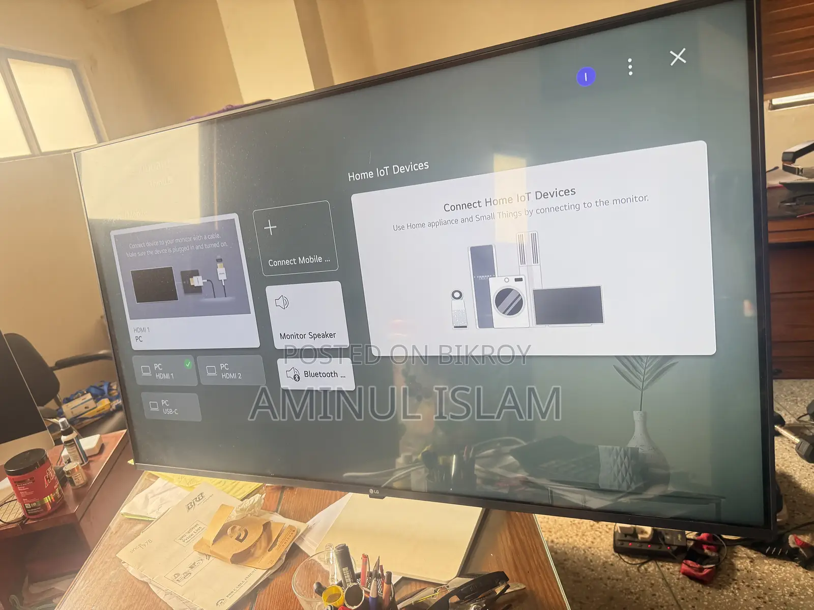 LG Computer Monitor 43 Inch 4k