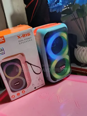 Portable Speaker and Mobile Stand.