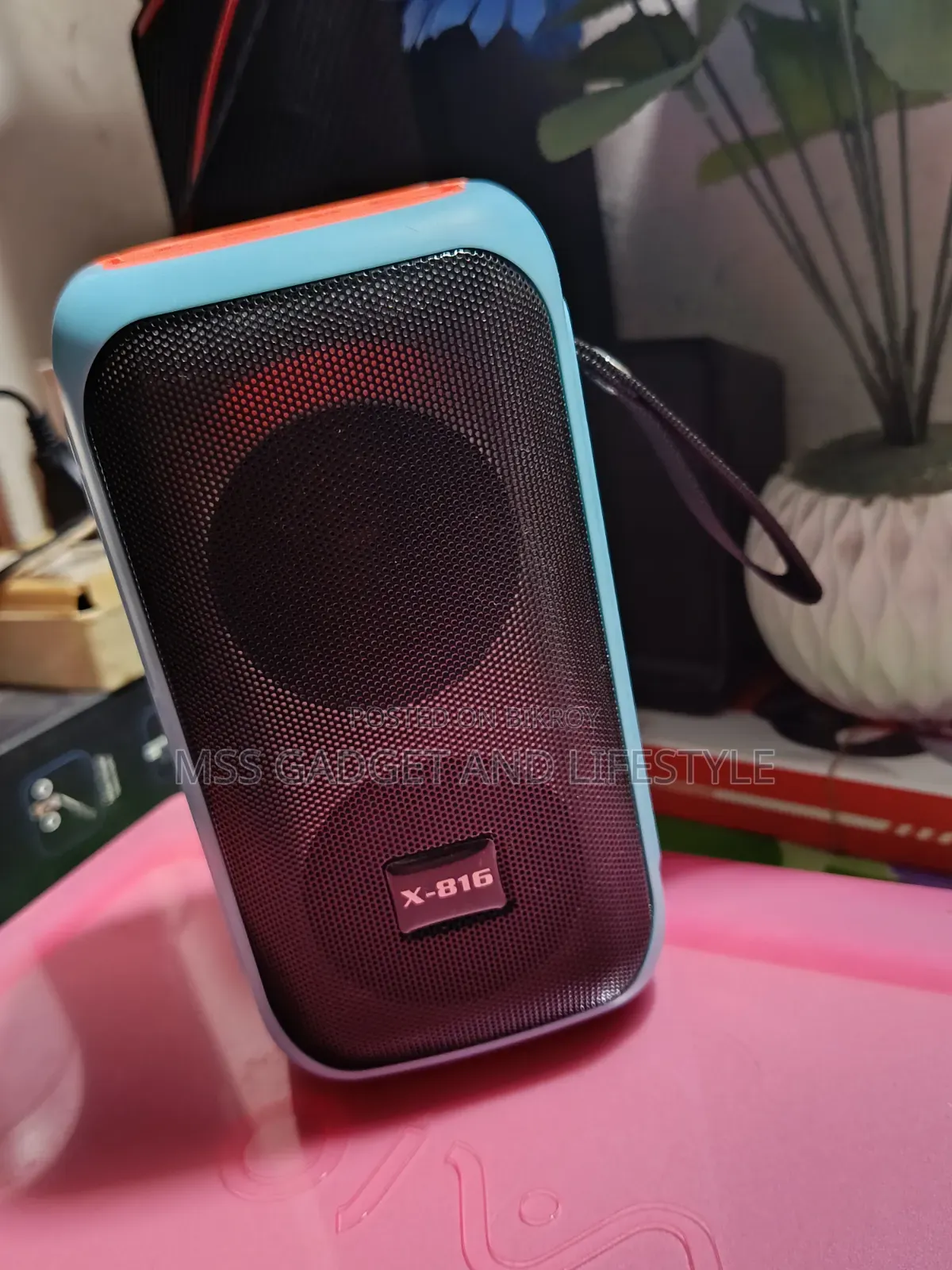 Portable Speaker and Mobile Stand.
