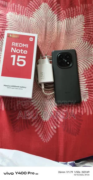 Xiaomi Redmi Note 15 128 GB Black