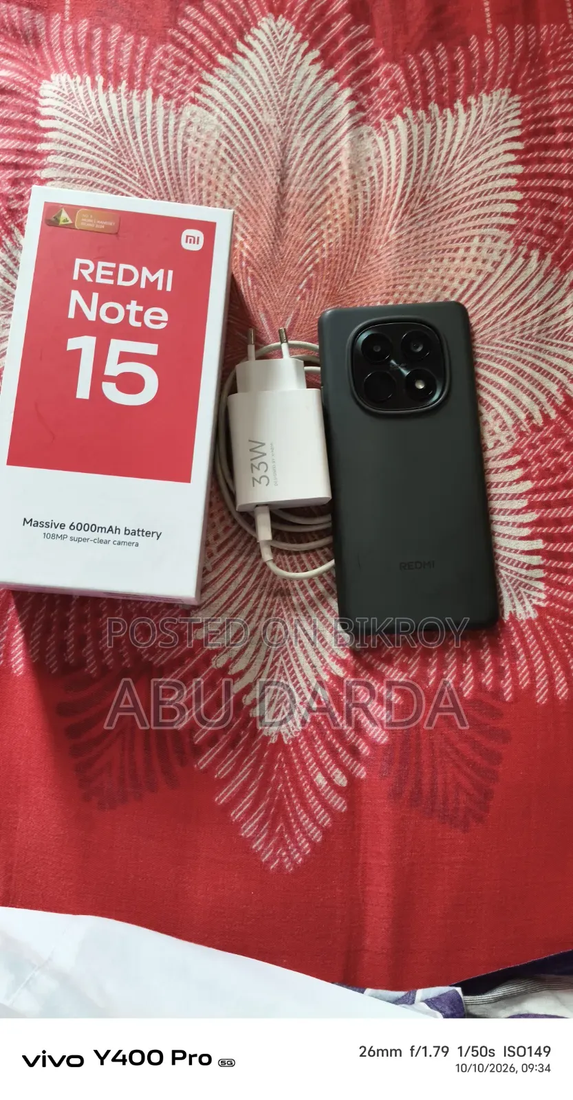 Xiaomi Redmi Note 15 128 GB Black