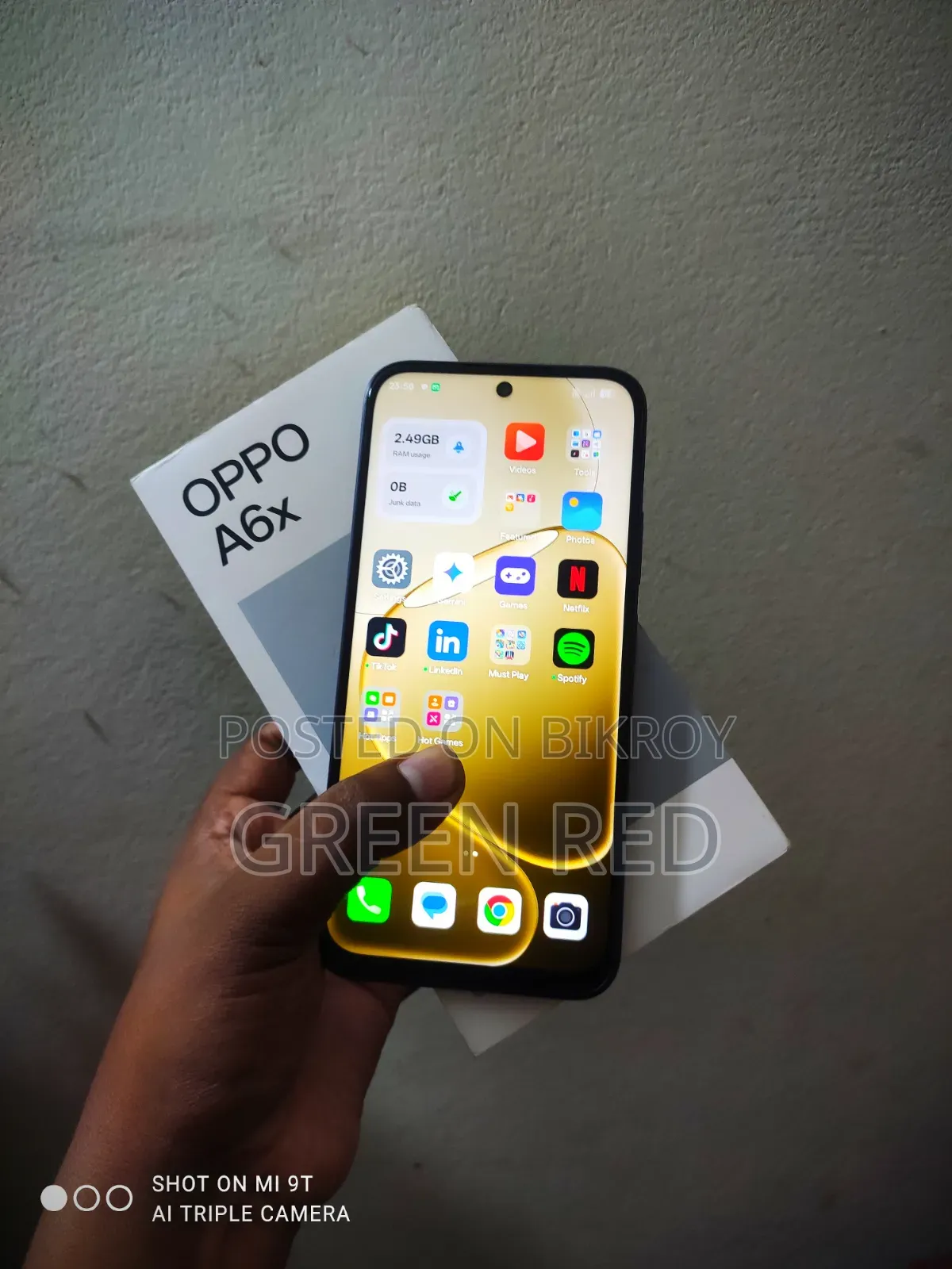 অপ্পো এ৬এক্স ৬৪ জিবি গ্রিন