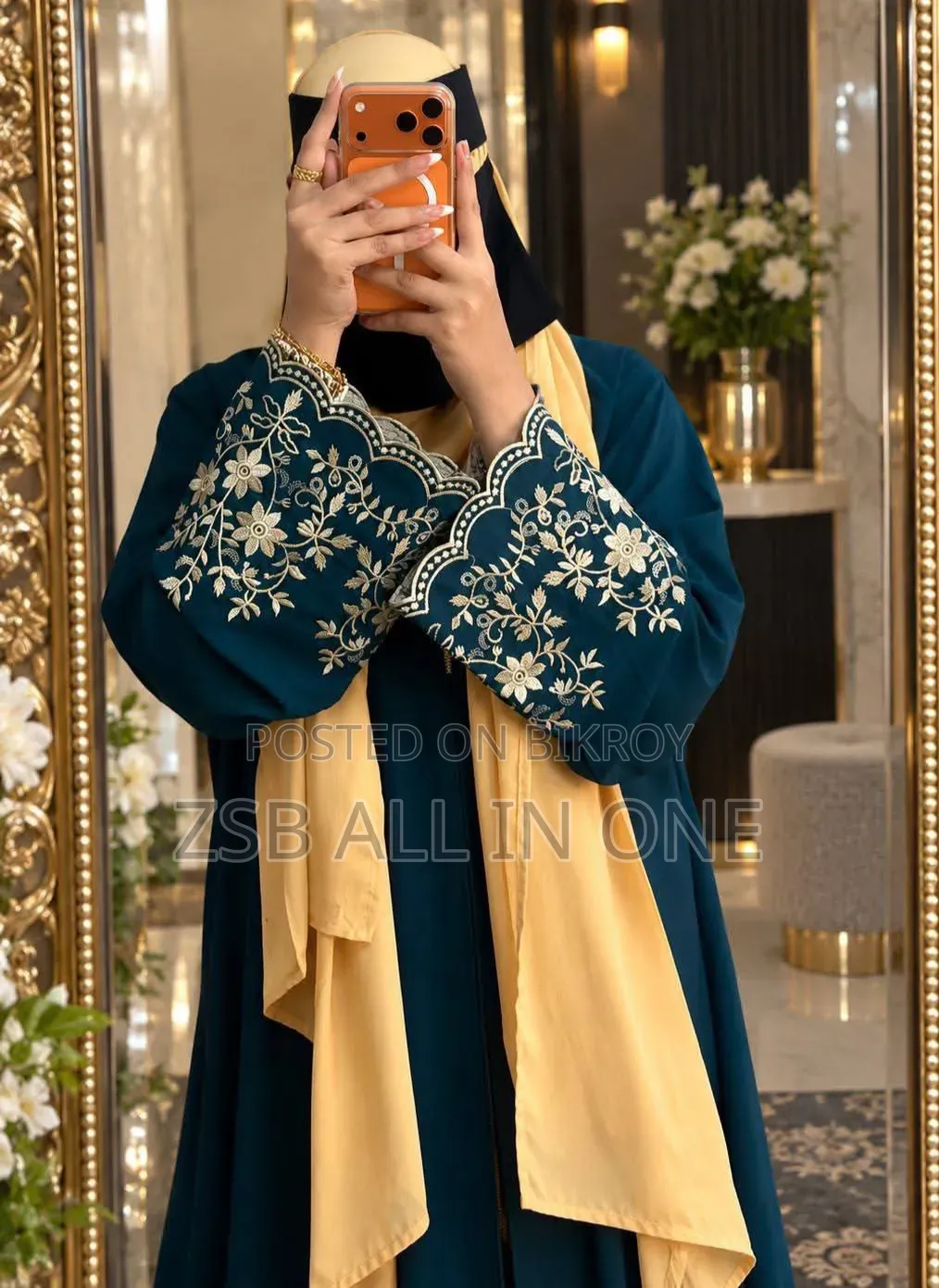 Premium Embroidery Abaya with Hijab