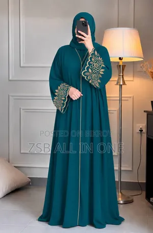 Premium Embroidery Abaya with Hijab