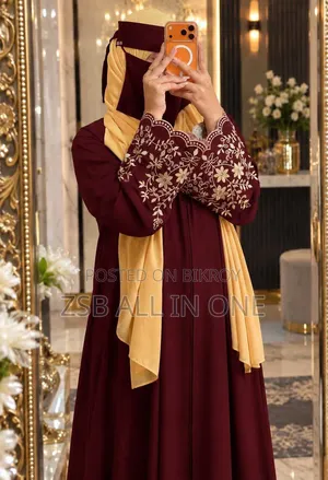 Premium Embroidery Abaya with Hijab