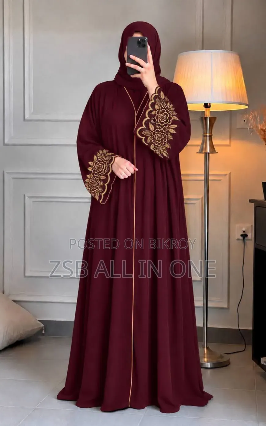 Premium Embroidery Abaya with Hijab