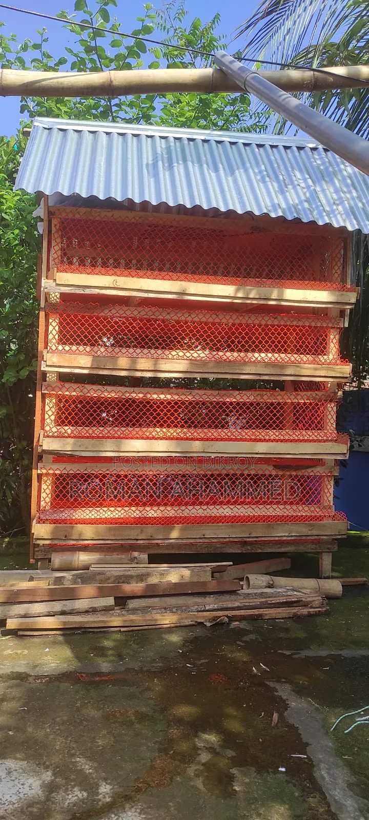 কোয়েল পাখির খাঁচা