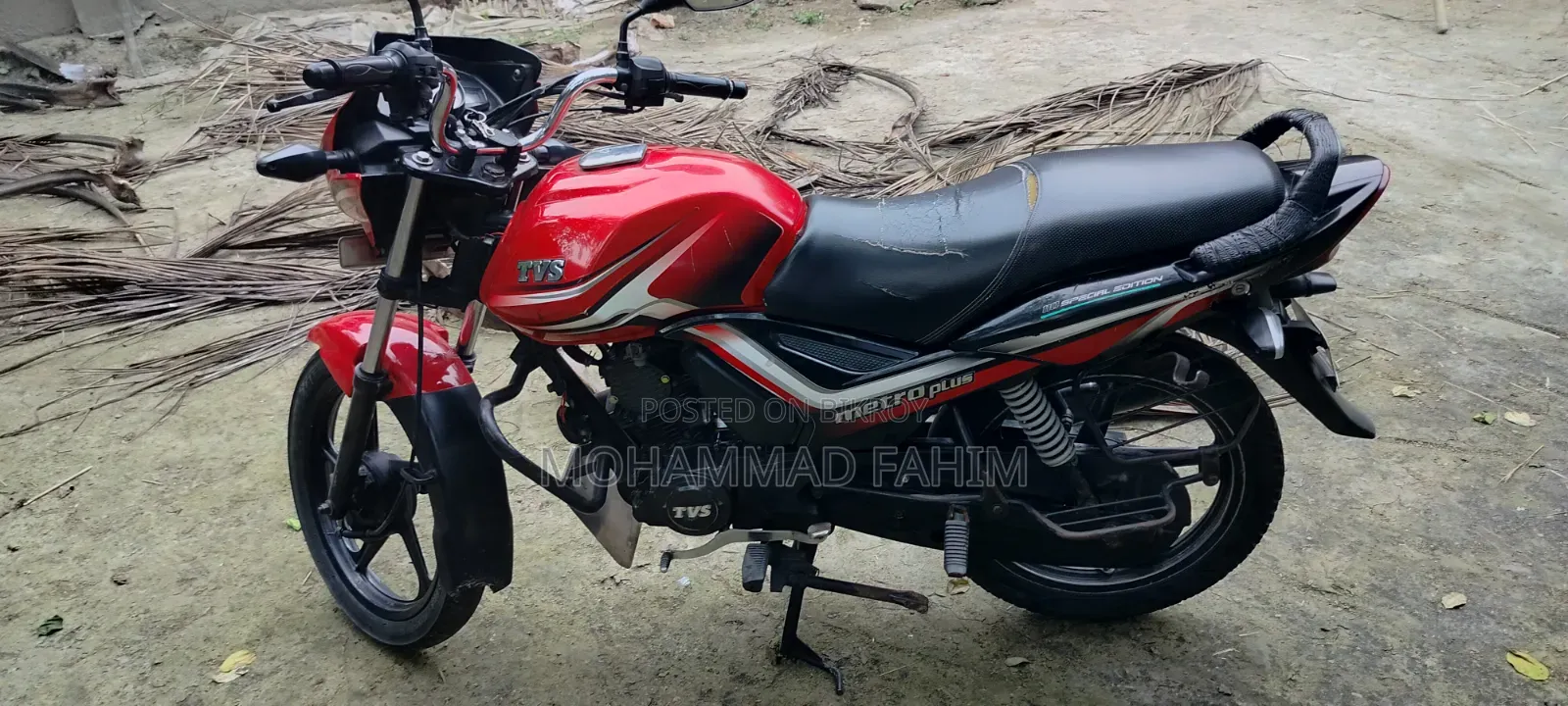 TVS Metro Plus 2018 Red