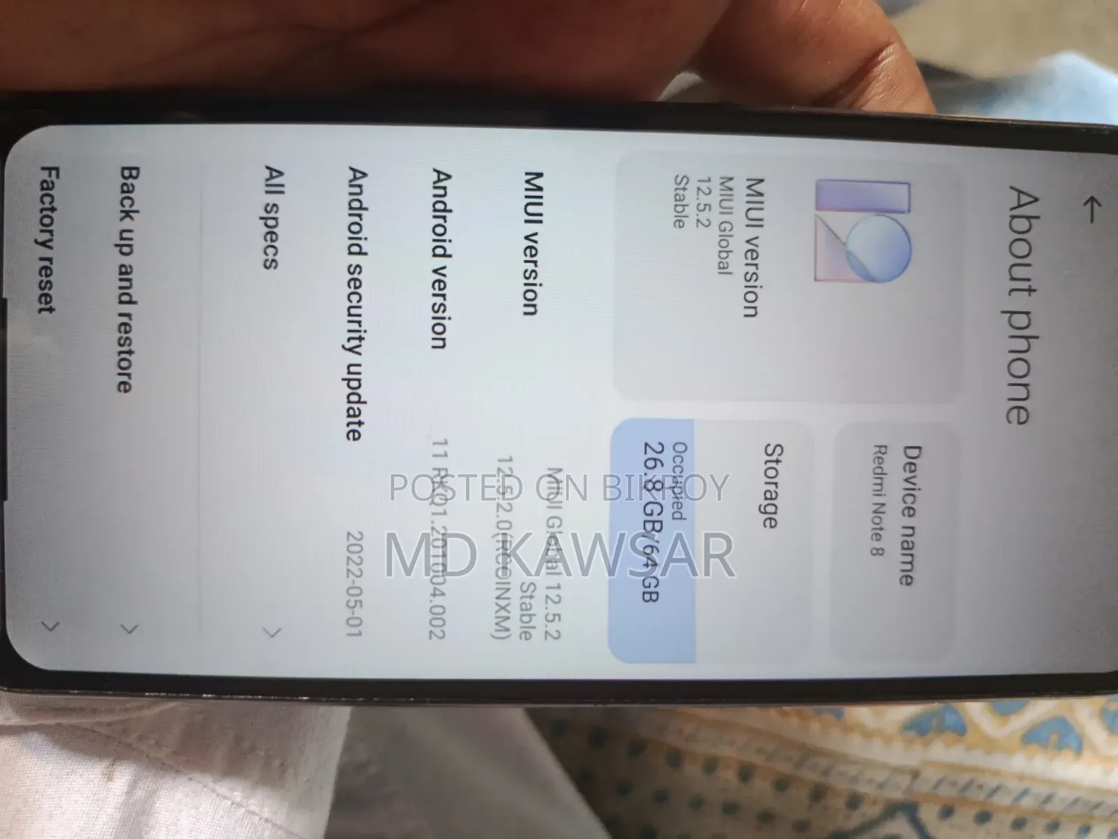 Xiaomi Redmi Note 8 64 GB Blue