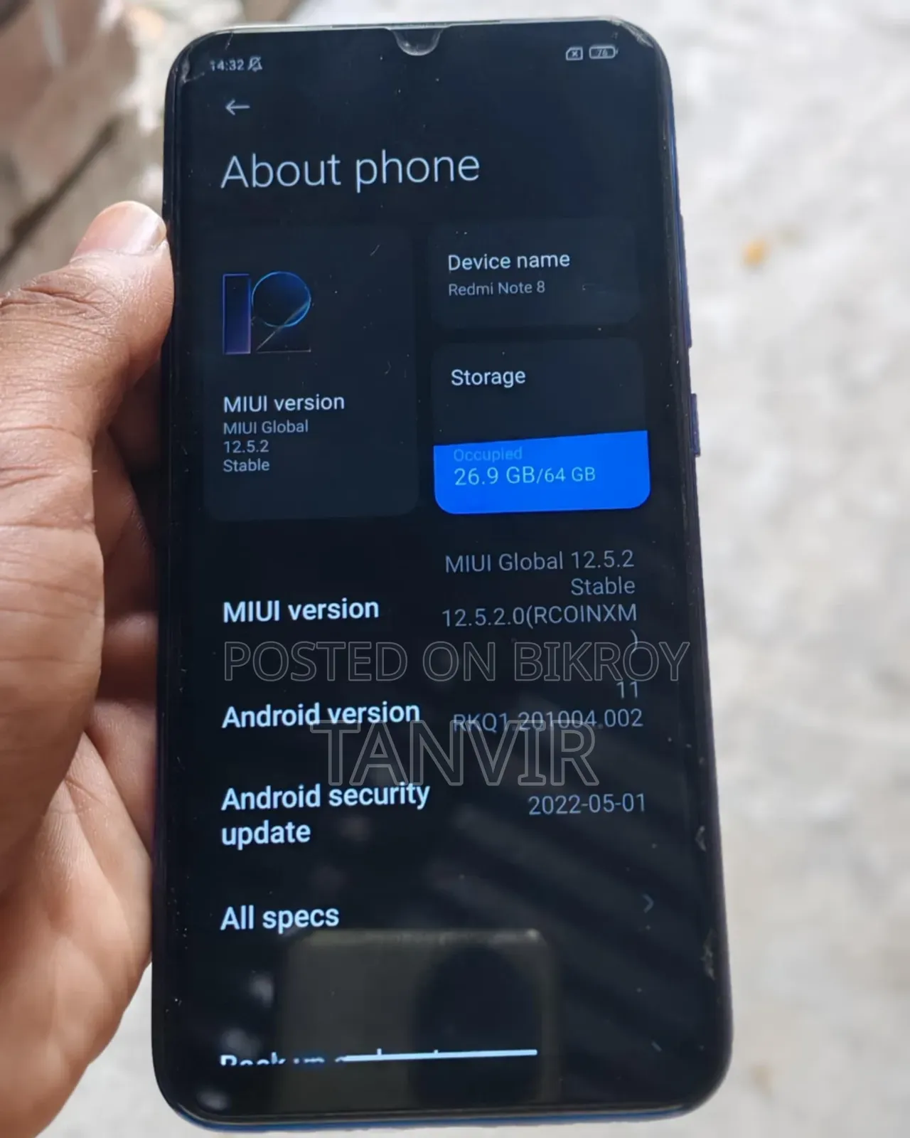 Xiaomi Redmi Note 8 64 GB Blue