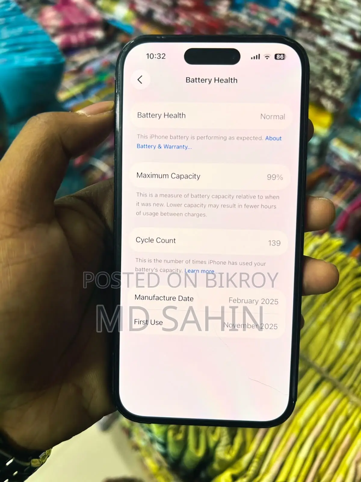 Apple iPhone 15 128 GB Black