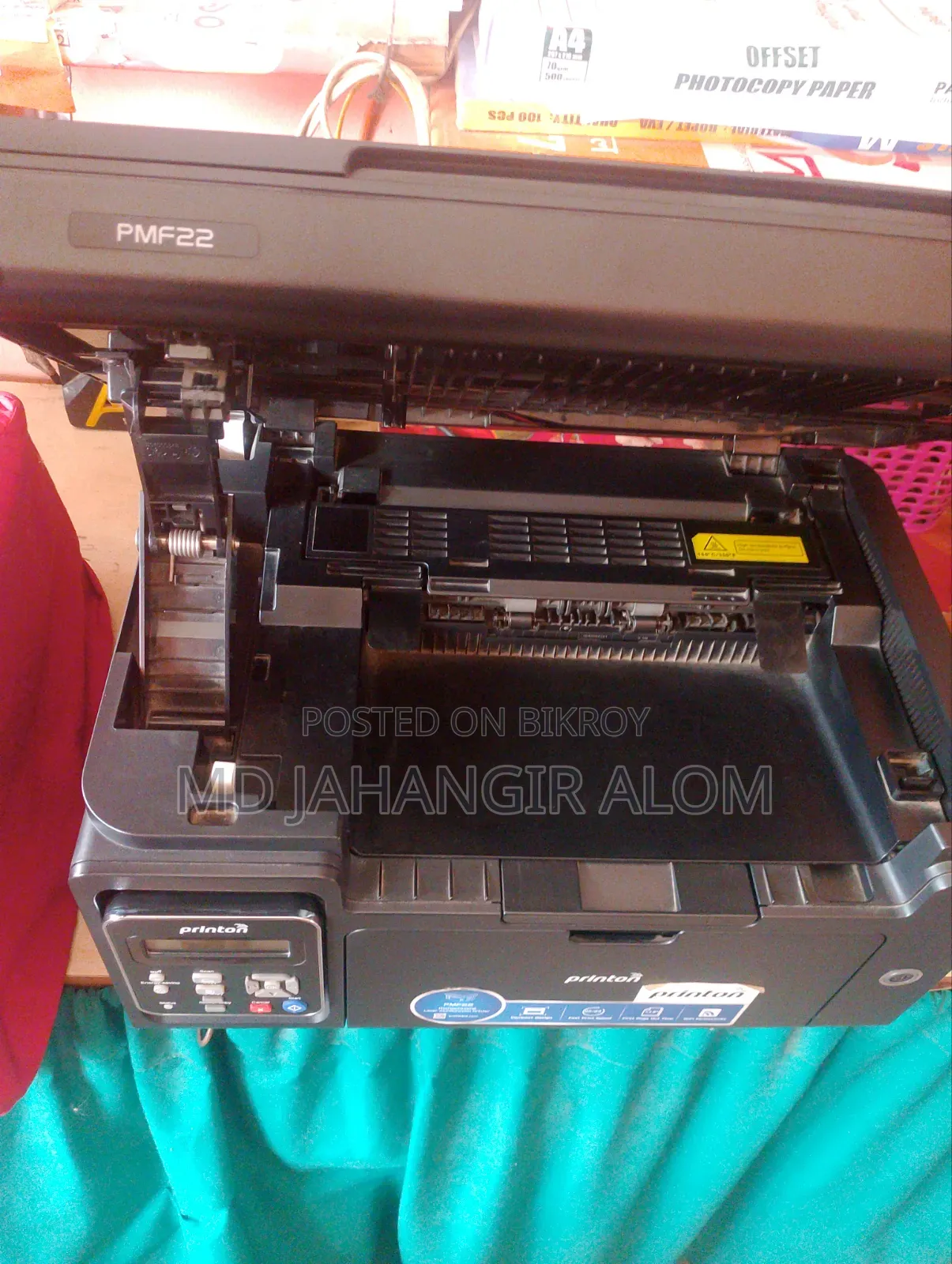 Printer is completely fresh, used for one and a half years, no problems