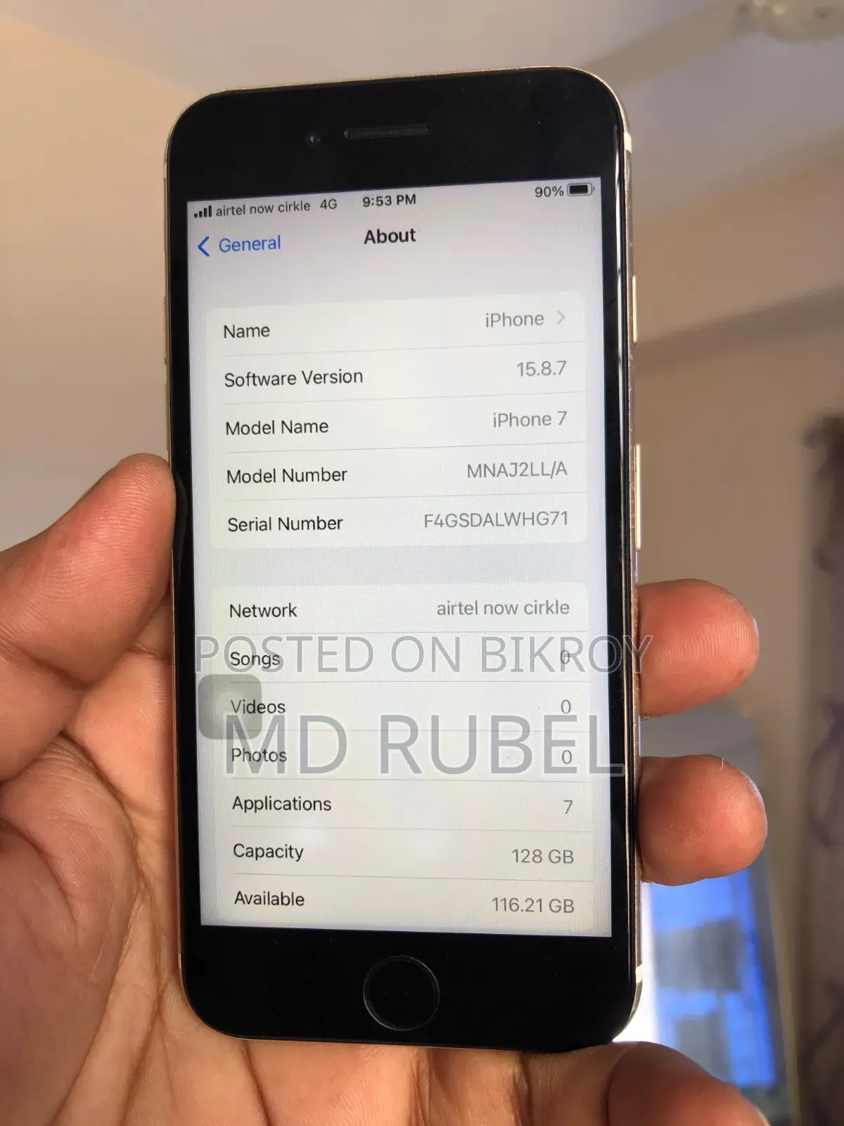 Apple iPhone 7 128 GB Gold