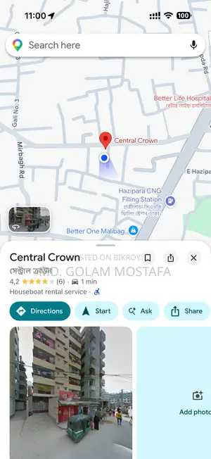 Furnished 3-bedroom Apartment in Central Crown, Rampura for sale