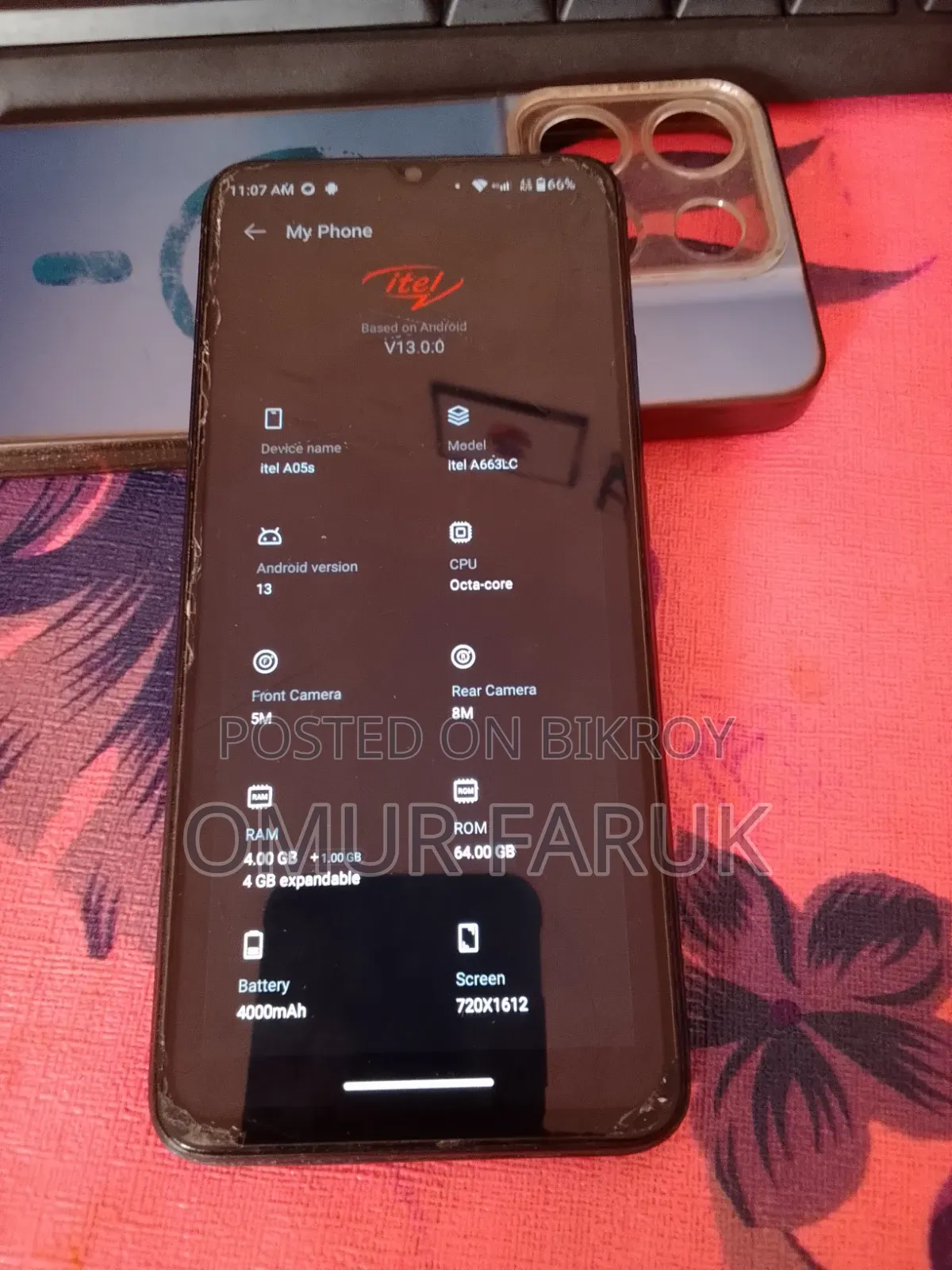 Itel A100C 64 GB Black