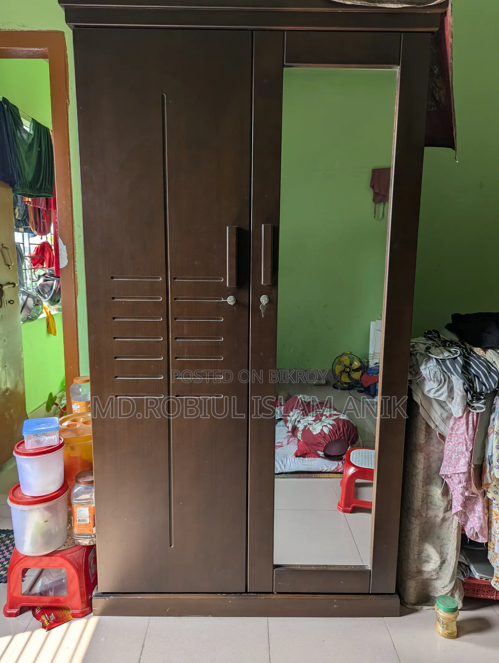 Two-Part Plywood Almirah