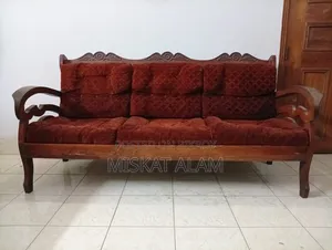 Original Teak Wood Sofa (3+1+1)