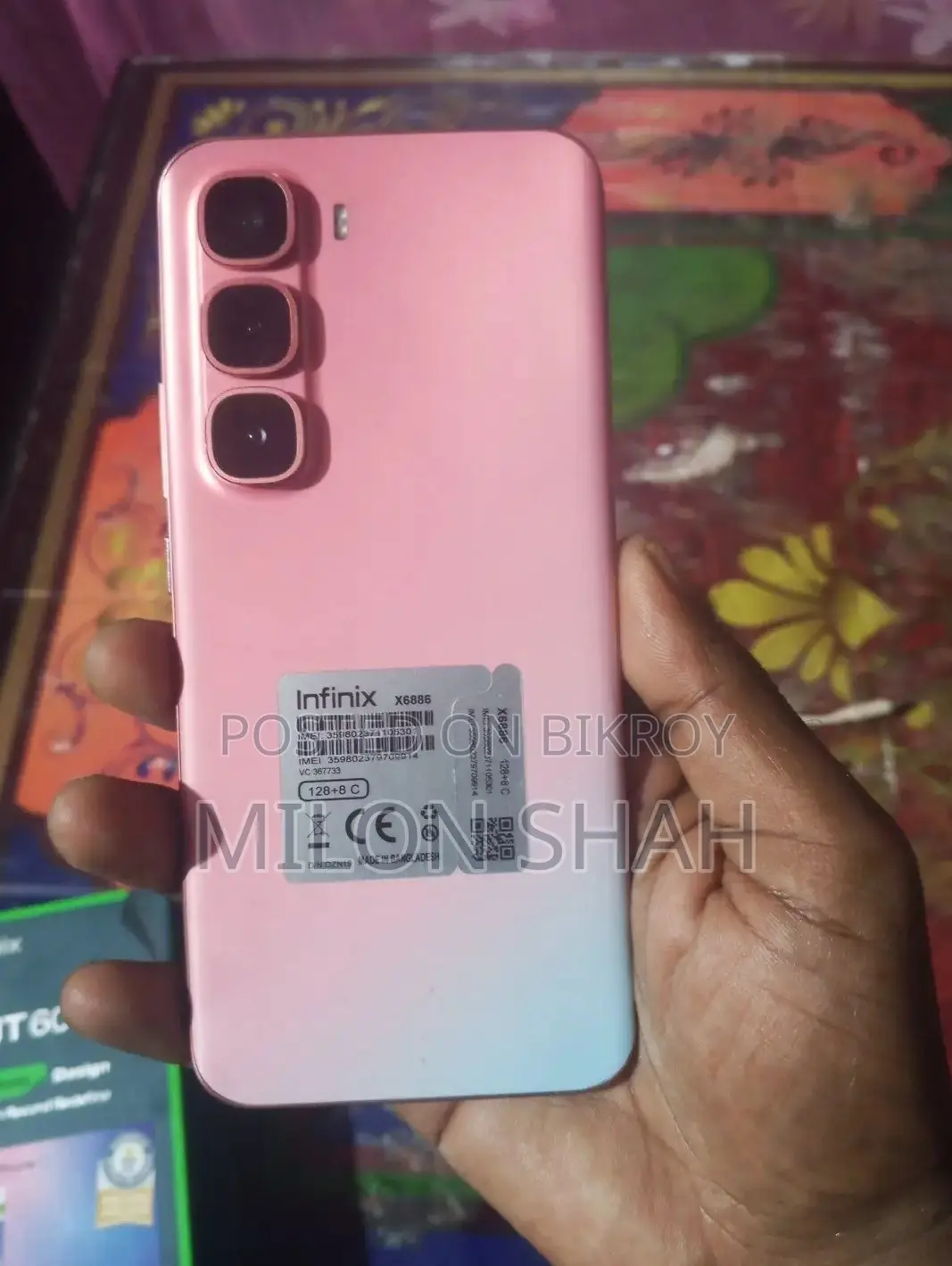 Infinix Hot 60 Pro+ 128 GB Pink