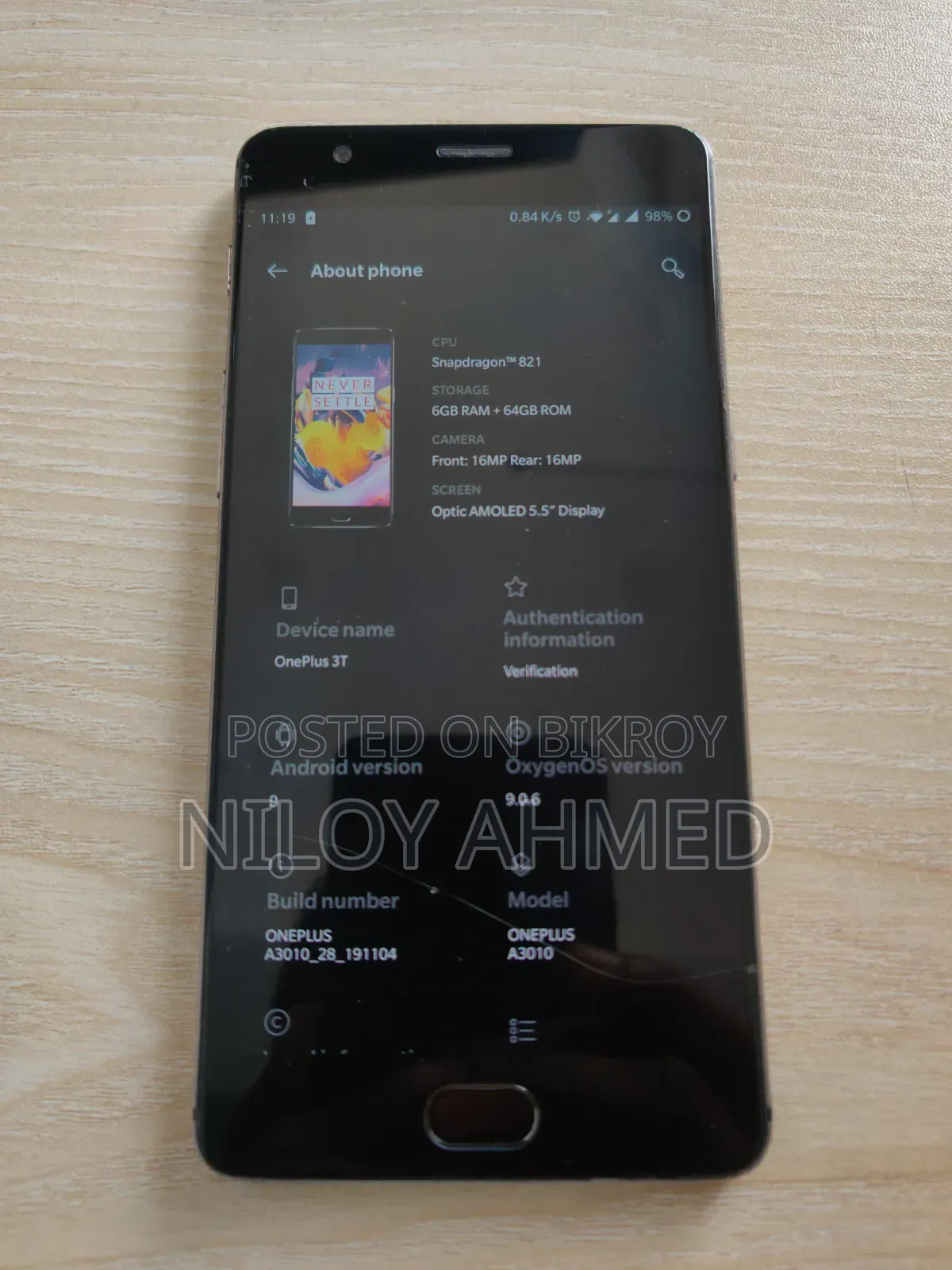 OnePlus 3T 64 GB Gray