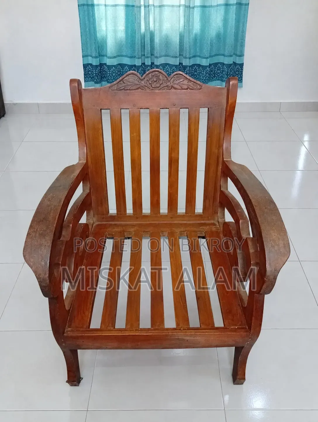 Original Teak Wood Sofa (3+1+1)