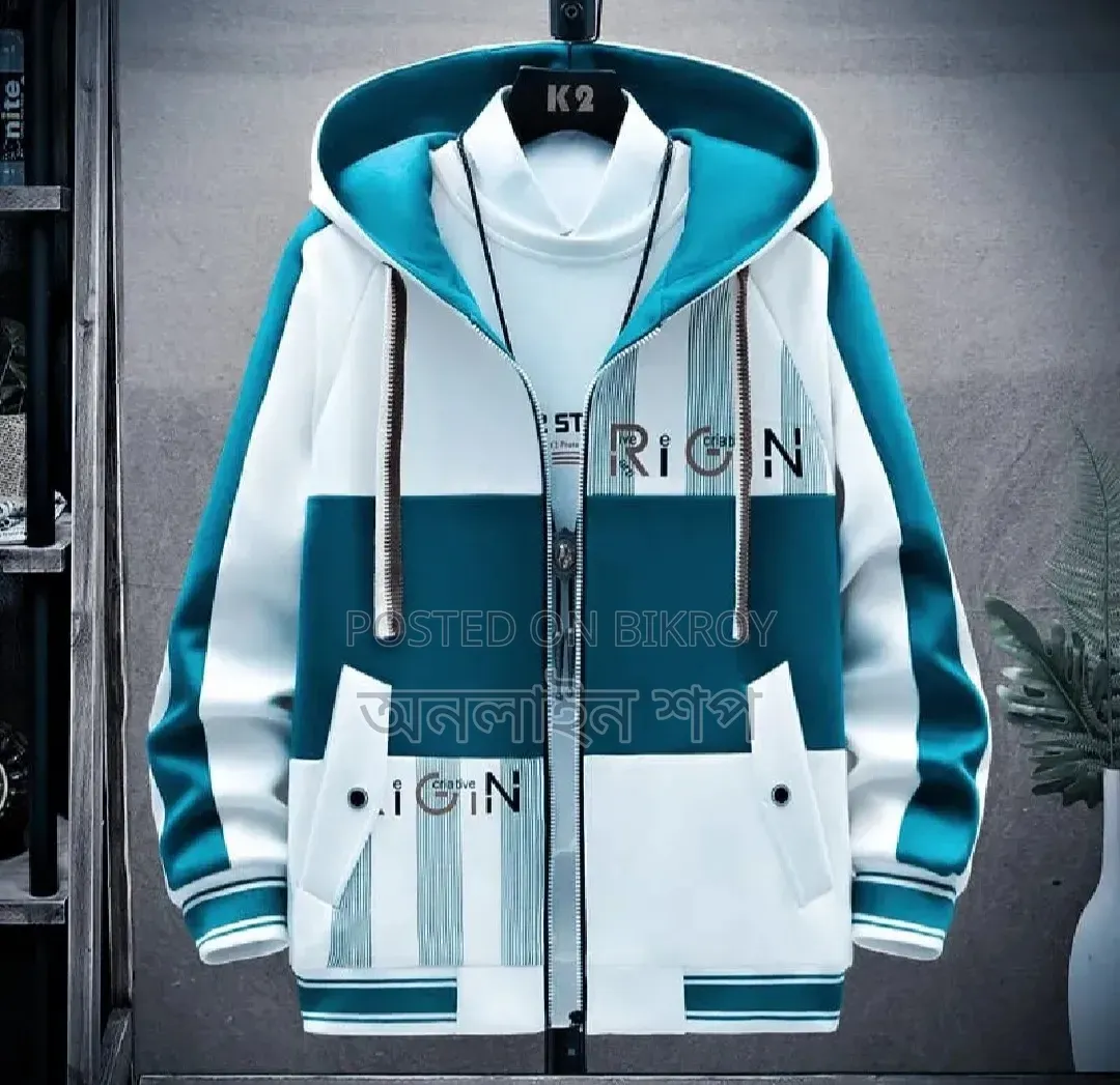 Cotton Long Sleeve Hoodie for Men