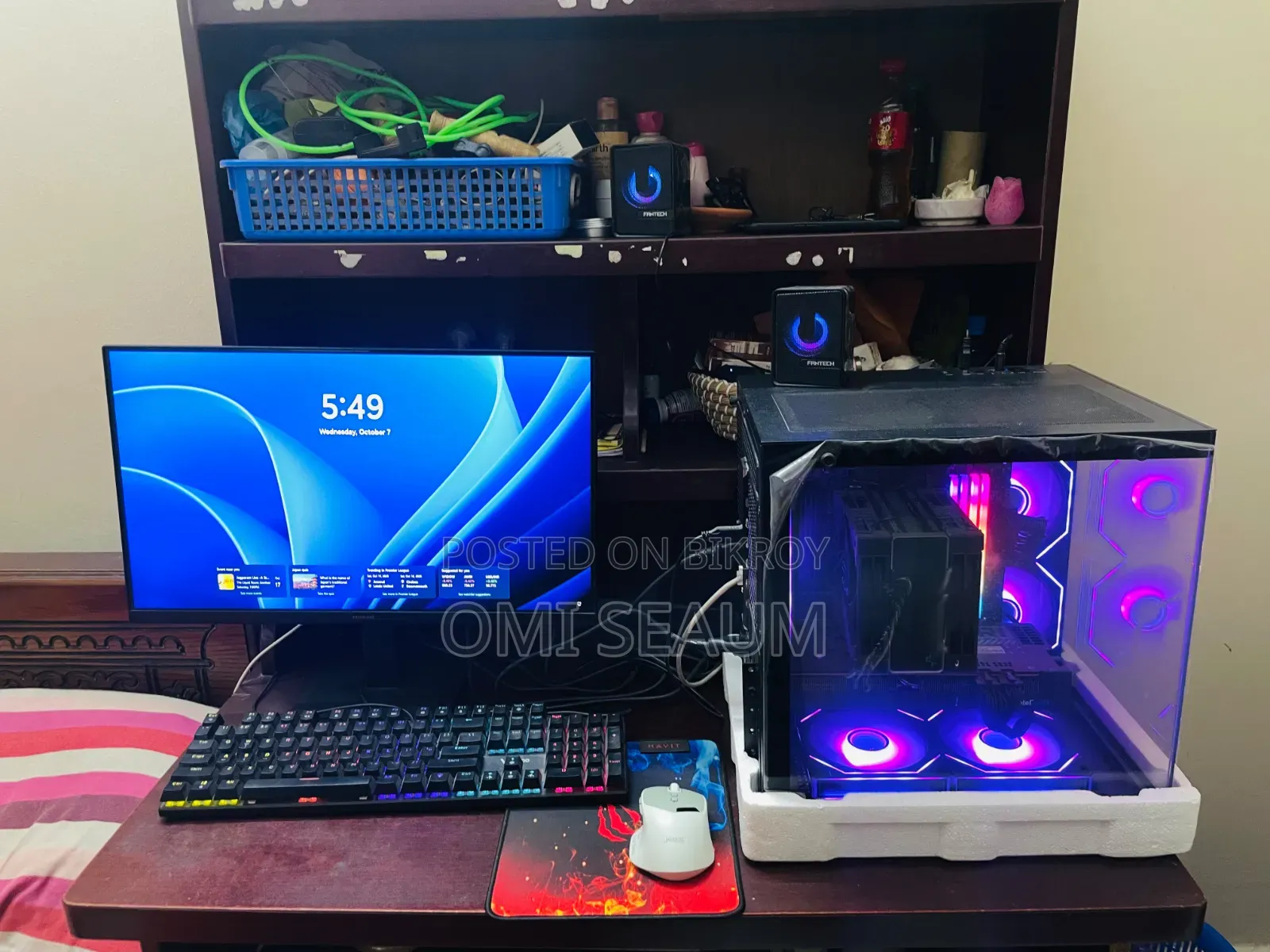 New Desktop Computer Samsung 8GB AMD Ryzen 7 SSD 16 GB