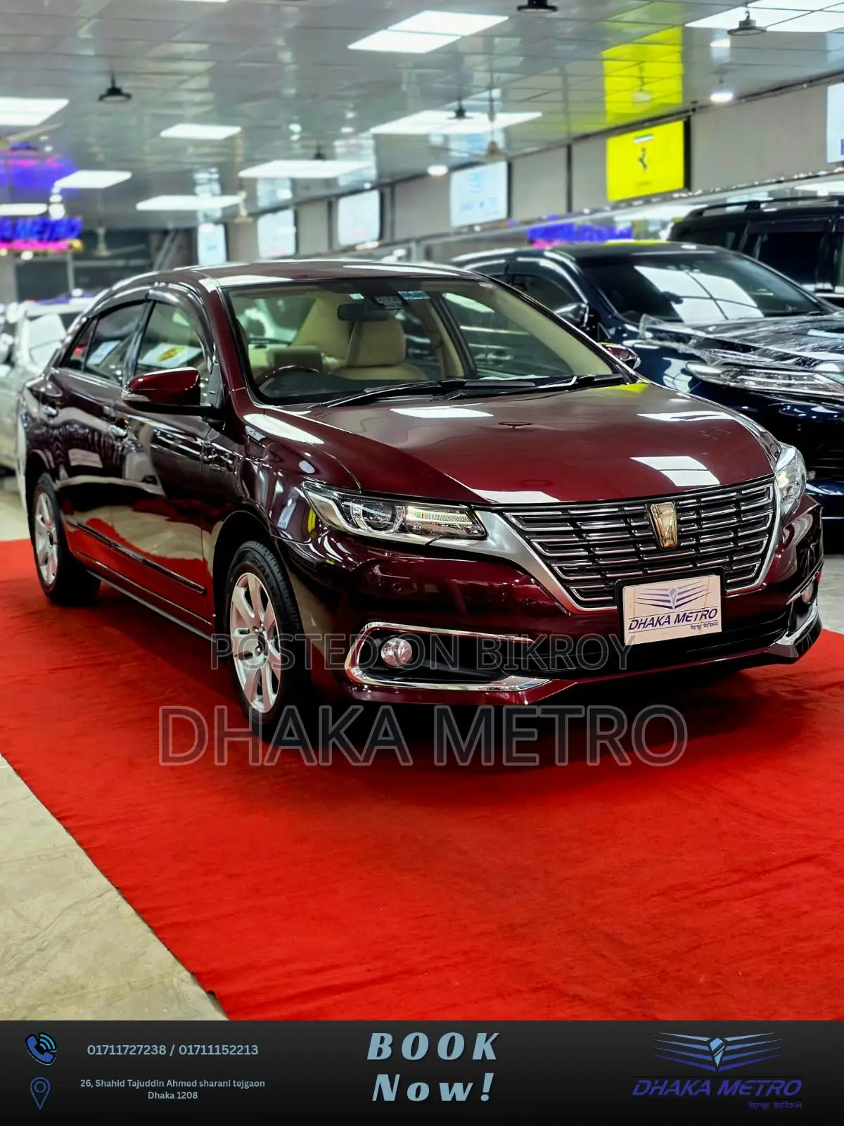 Toyota Premio 2018 Red