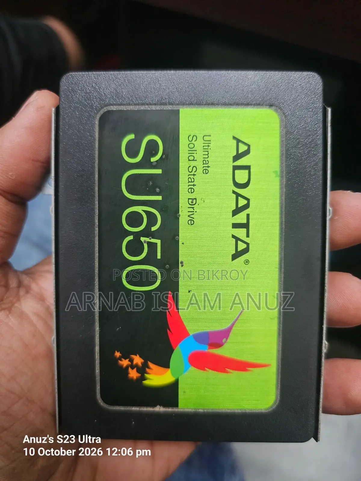 Adata Su650 256gb 2.5 Inch Sataiii SSD